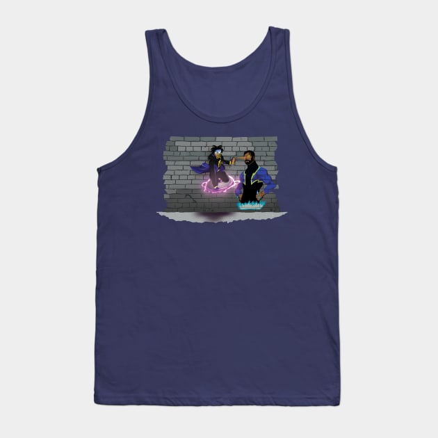 Static Graffiti Tank Top by Creative Wiz